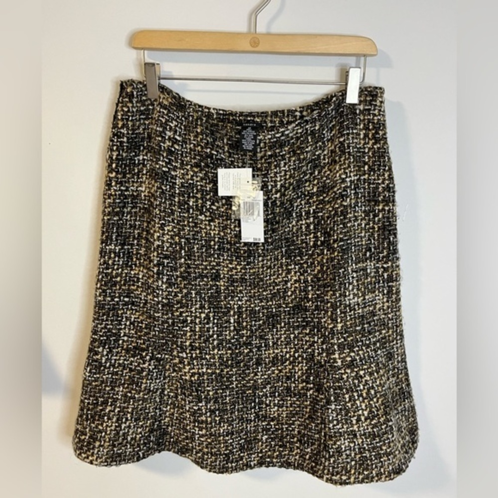 NWT Sandra Tweed Wool Skirt | Size‎ 14